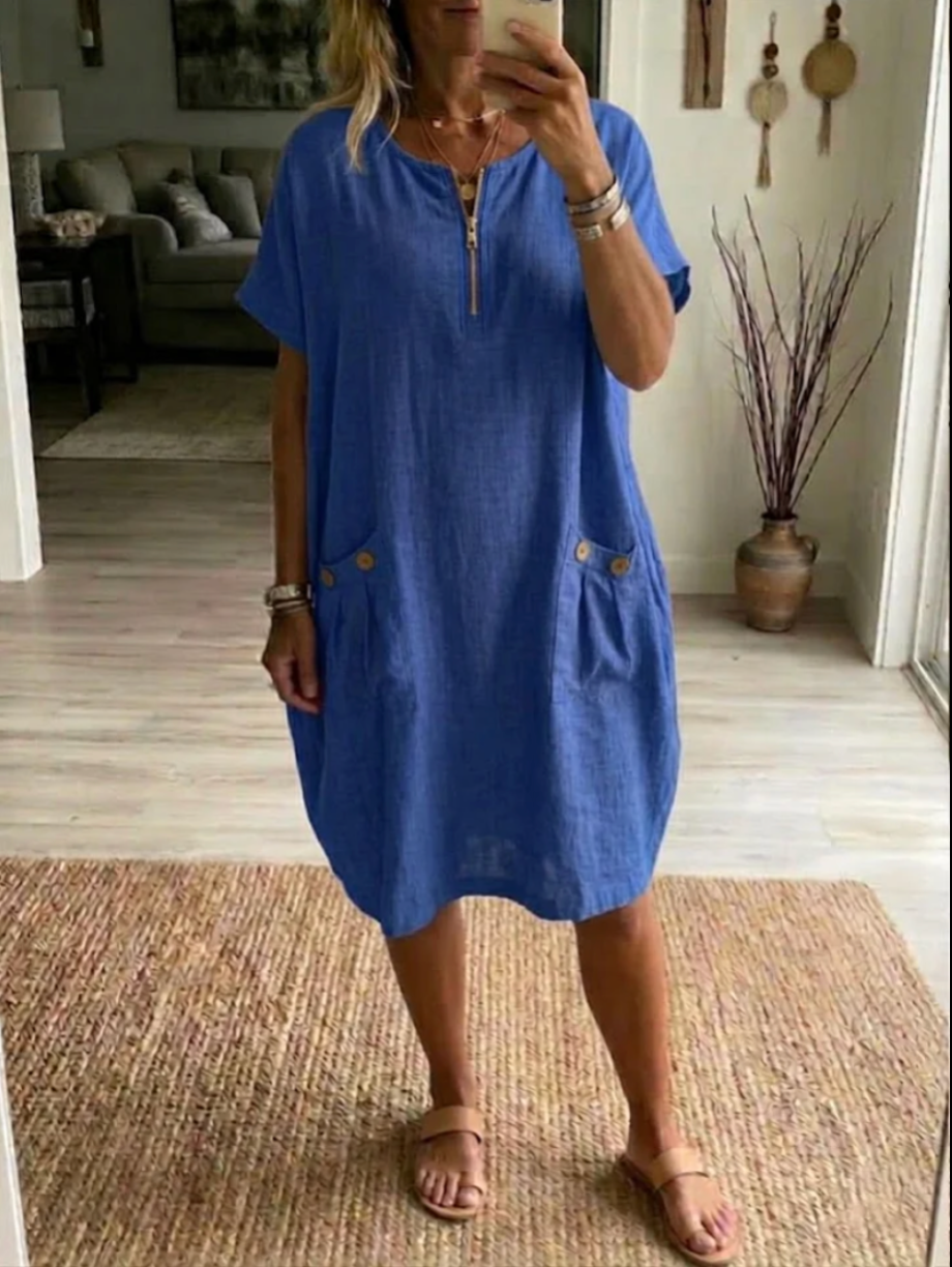GlamMouris™ | Dress with a zipper