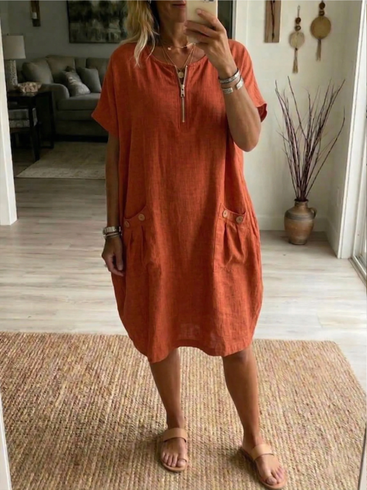 GlamMouris™ | Dress with a zipper